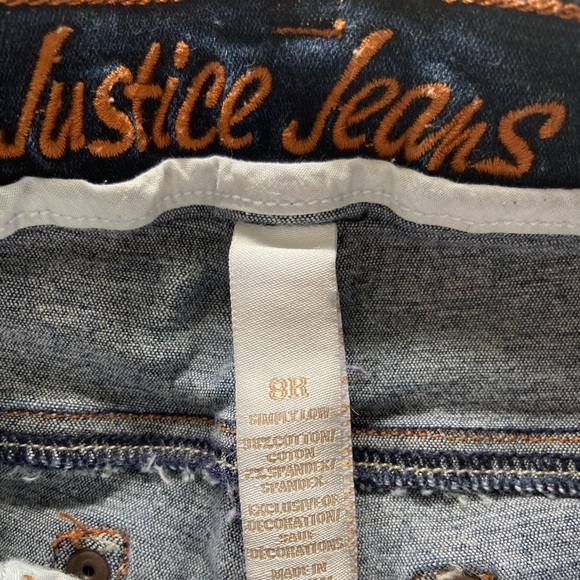 Justice lightly distressed Skinny Jeans - Picture 2 of 3
